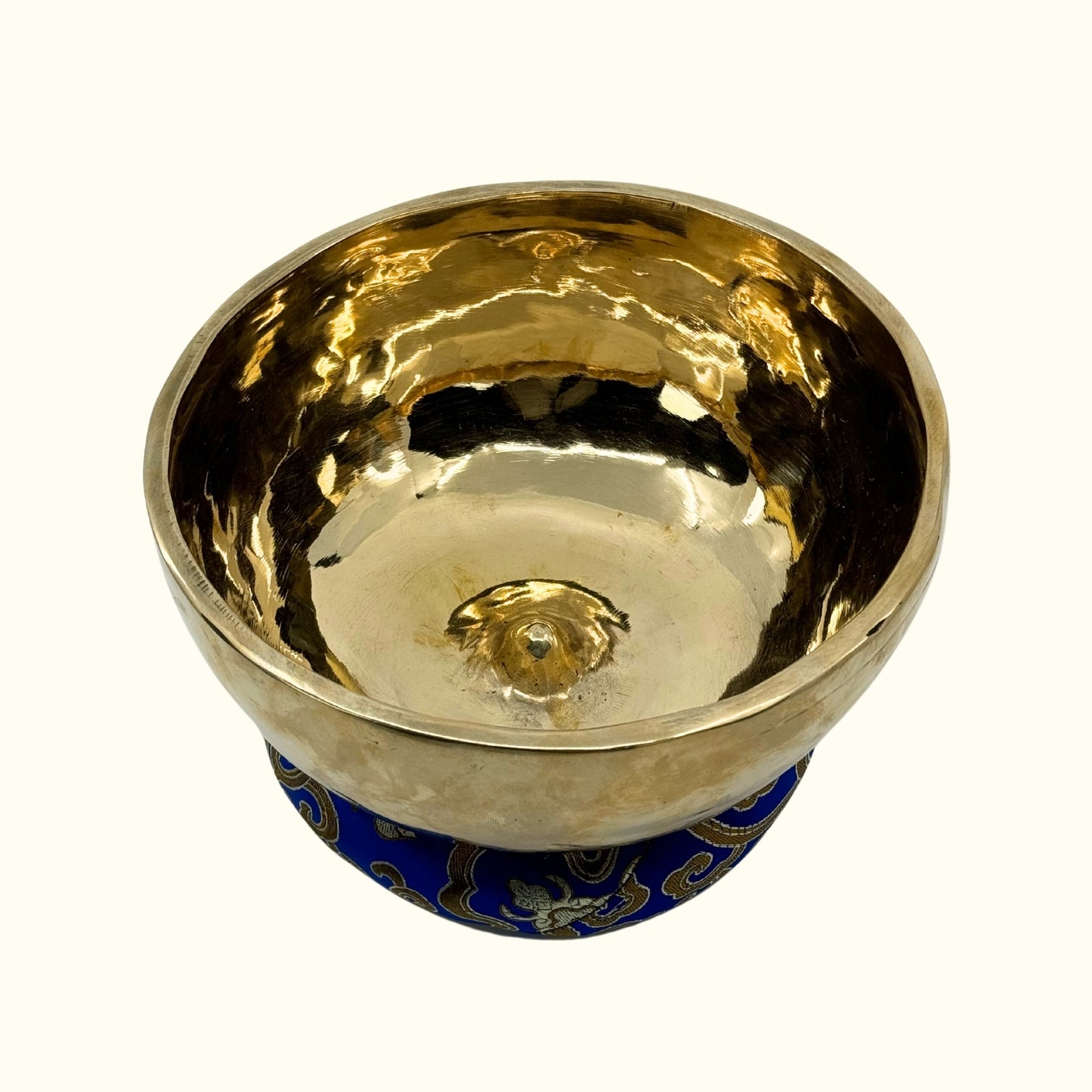 9.05 inch Handcrafted Tibetian Lingam Bowl - 004