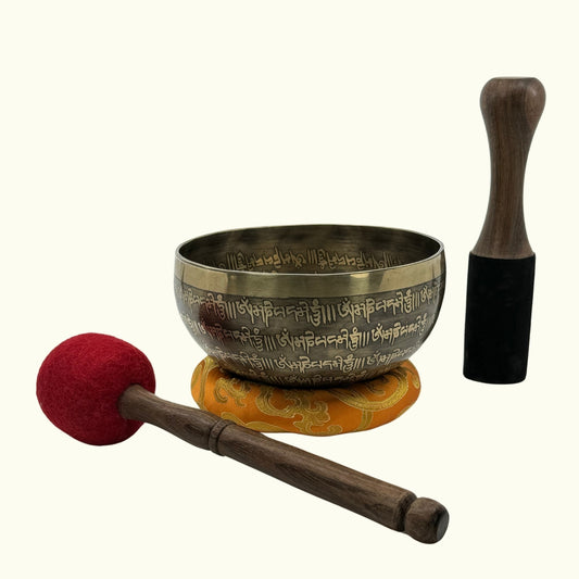 6.30 inch Handcrafted Tibetian Bowl - 006