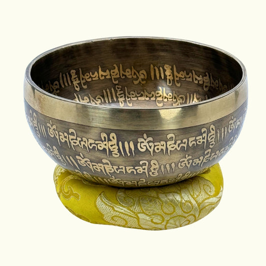 5.11 inch Handcrafted Tibetian Bowl - 007
